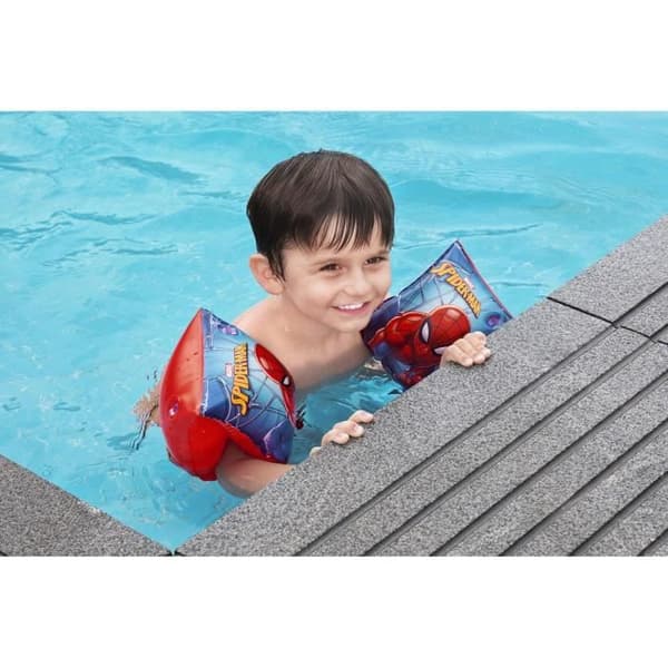 Simhalsband - BESTWAY - Spider-Man - 17x12x15 cm - 3-6 år - Vattensäkerhet