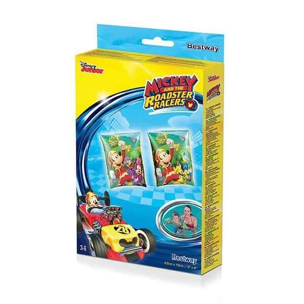 Uppblåsbara armband för barn - Disney - Musse Pigg - 23cm x 15cm - PVC - Flerfärgad