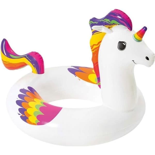 Fantasy unicorn rund boj - BESTWAY - Diameter 91 cm - PVC - Flerfärgad