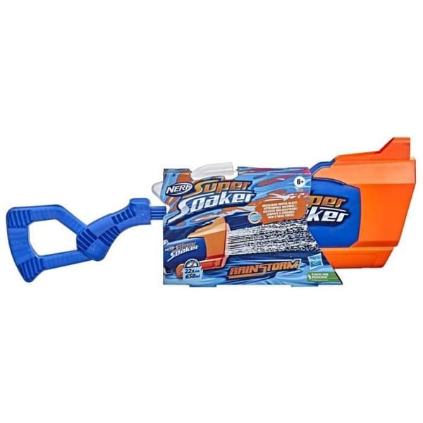 Vattenpistol - NERF Super Soaker - Regnstorm - Kraftfull jet - Utomhus