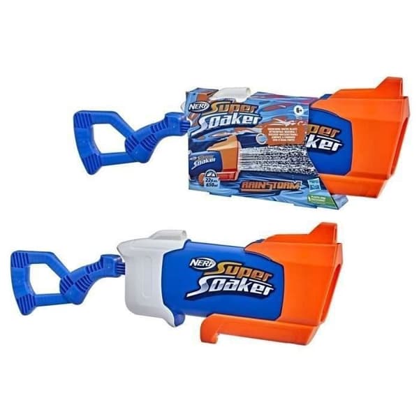 Vattenpistol - NERF Super Soaker - Regnstorm - Kraftfull jet - Utomhus