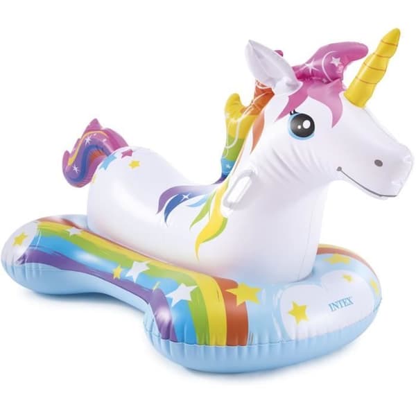 Intex Uppblåsbar Unicorn att åka på