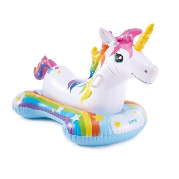 Intex Uppblåsbar Unicorn att åka på