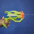 Miniatyrbild 6 av 8: Nerf Dual Pack DinoSquad Raptor-Surge, 2 Super Soaker vattenblasters, dinosauriedesign, vattenspel, från 6 år