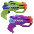 Miniatyrbild 1 av 8: Nerf Dual Pack DinoSquad Raptor-Surge, 2 Super Soaker vattenblasters, dinosauriedesign, vattenspel, från 6 år