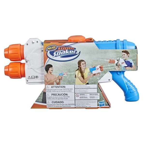 NERF SUPER SOAKER Barracuda Vattenpistol - Dubbel bevattning - 1L tank