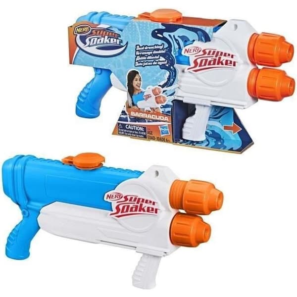 NERF SUPER SOAKER Barracuda Vattenpistol - Dubbel bevattning - 1L tank