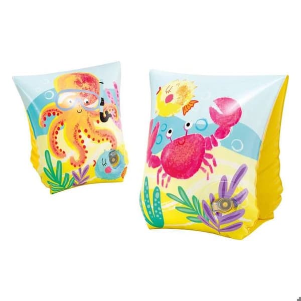Uppblåsbara ärmar - Intex - 93153 - Gul - Barn - Unisex