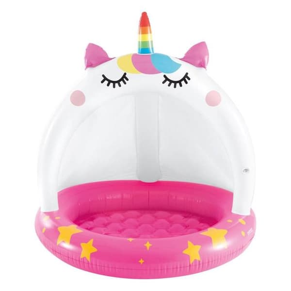 Caticorn uppblåsbar plaskdamm - Intex
