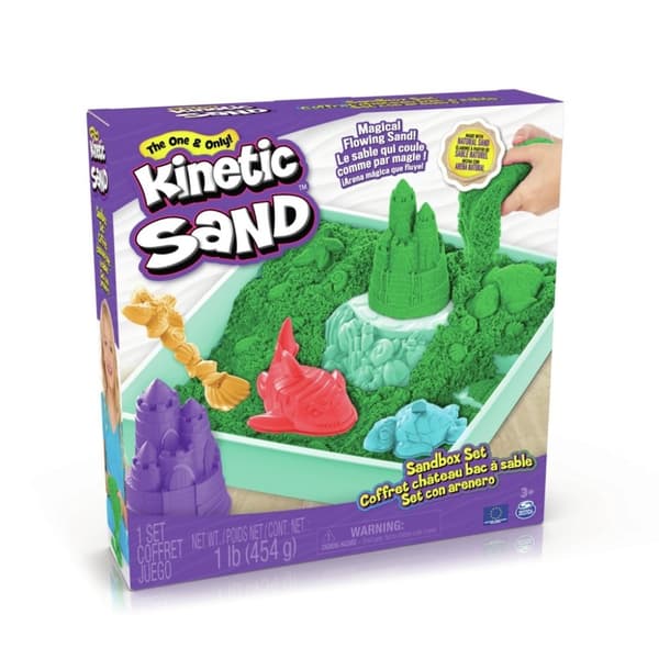 Kinetic Sand Sand Box Grøn