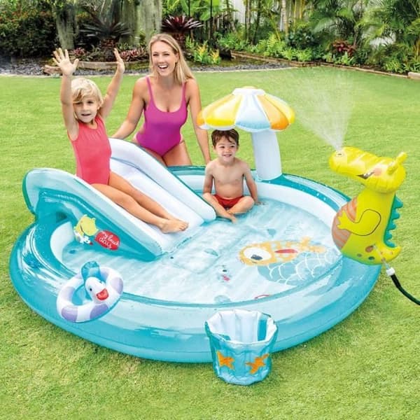 JEUX DE PISCINE INTEX Alligator lekplats8