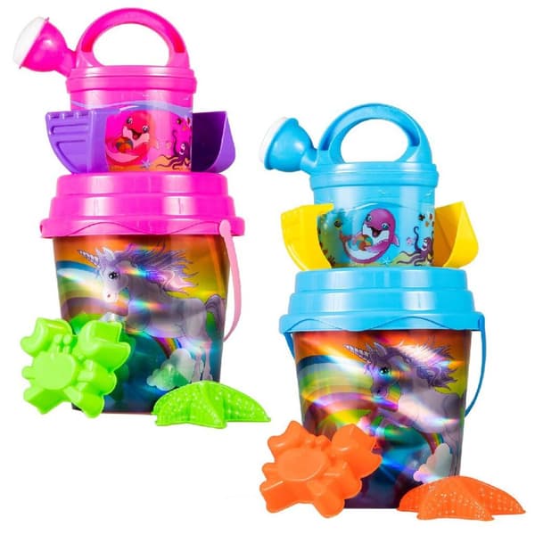 Summertime Beach Sæt Unicorn Laser Print 7 stk 2 sæt