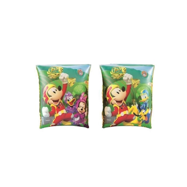 Simhallsband - BESTWAY - Mickey Mouse - Flera färger - Hållbar vinyl - 2 luftkammare