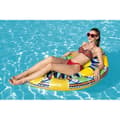 Miniatyrbild 3 av 4: Uppblåsbar ö - BESTWAY - Splash of Sicily - PVC - Gul - 171 x 89 cm - Maximal belastning 90 kg - Säkerhetsventiler