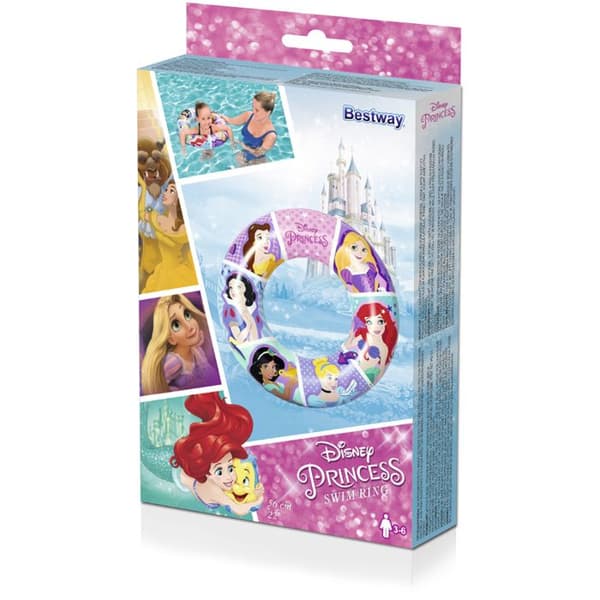 Båtring - Bestway - Disney Princesser - 48 cm - För Barn 3-6 år - Dubbel Luftkammare