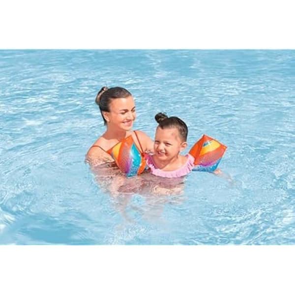 Colorify™ Toughlite™ färgade simarmband S/M - BESTWAY - 17 x 13 x 16 cm - 19 till 30 kg - 3 till 6 år