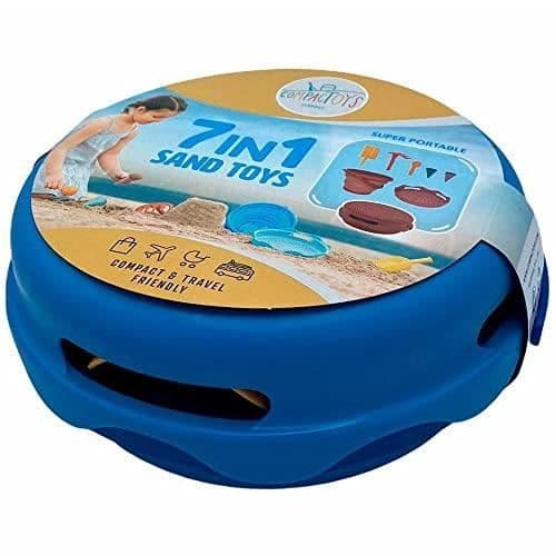 COMPACTOYS - SET AV STRAND 7 I 1 BLÅ, XTT-CT17330