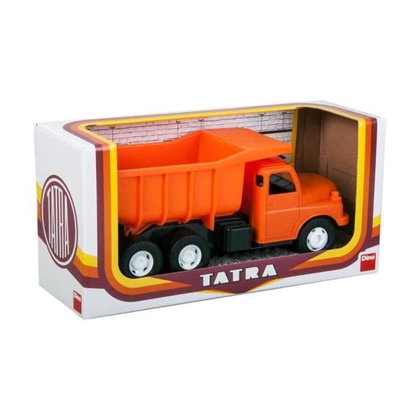 Dino Toys Tatra Truck Orange 30 cm Lektoy för sandlådan