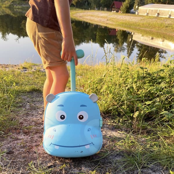 WOOPIE 3 in 1 hiekkalaatikkosarja virtahepo matkalaukku + vesilelu
