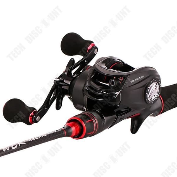 TD® Lure Rod Rak Handtag Pistolgrepp Waterdrop Wheel Casting Spö Lång räckvidd Förstärkt mun fiskespö