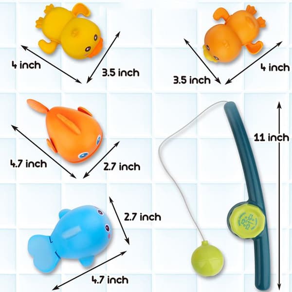 Badleksaker-TD®-Set med 5 delar-TD®-Colorful-TD®-Många sätt att leka på