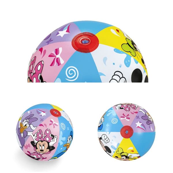 Strandboll - BESTWAY - Mickey & Friends - 2 år och äldre - Uppblåsbar - Rolig