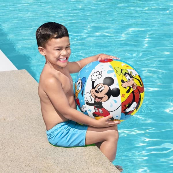 Strandboll - BESTWAY - Mickey & Friends - 2 år och äldre - Uppblåsbar - Rolig