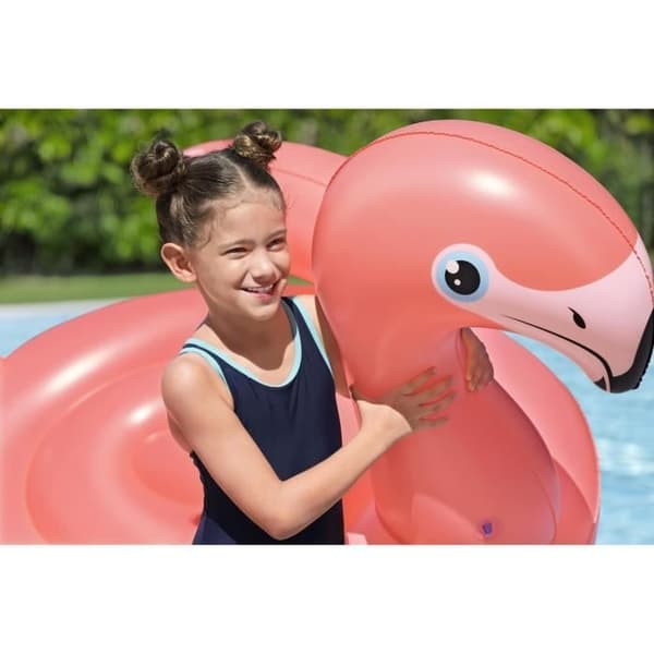 Rida på bouée - Bestway - Flamingo - 138 x 107 cm