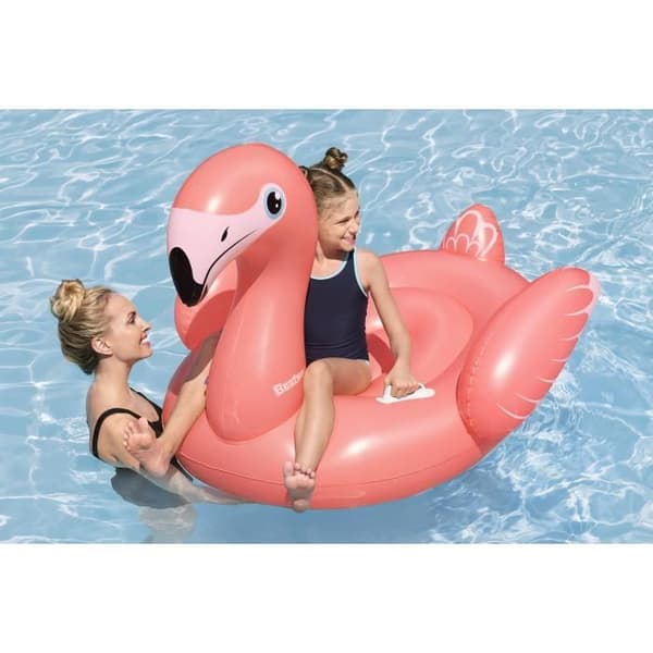 Rida på bouée - Bestway - Flamingo - 138 x 107 cm