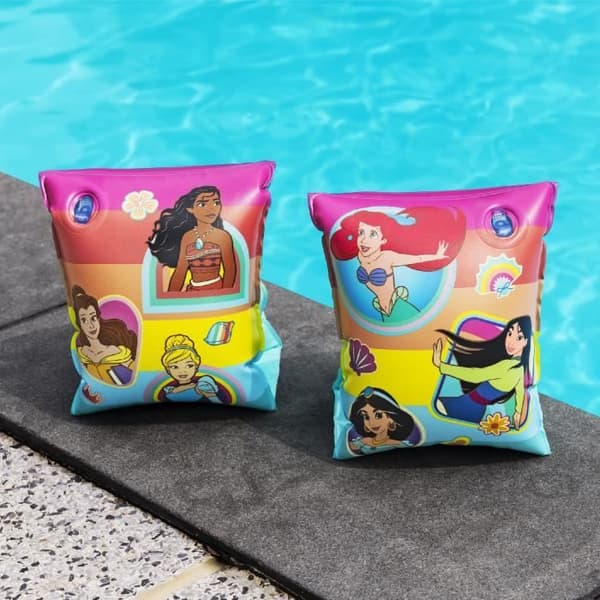 Uppblåsbara armband - BESTWAY - Disney Princesses - Dubbel luftkammare - 17x12 cm