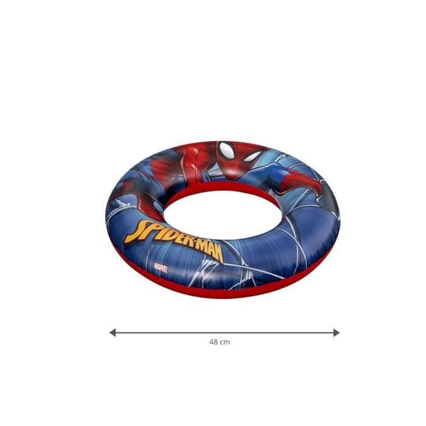 Uppblåsbar strandboj - BESTWAY - Spider-Man - PVC - Flerfärgad - Ø48x11 cm