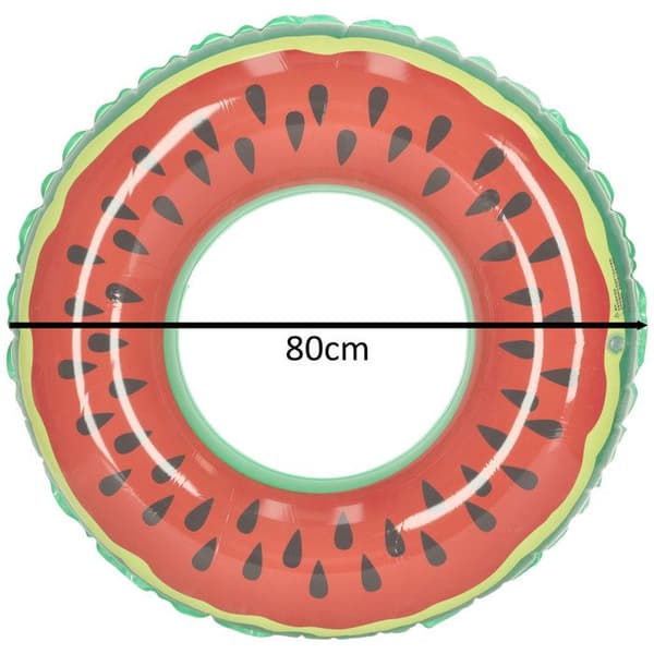 Vattenmelon uppblåsbar båt 80 cm max 60 kg