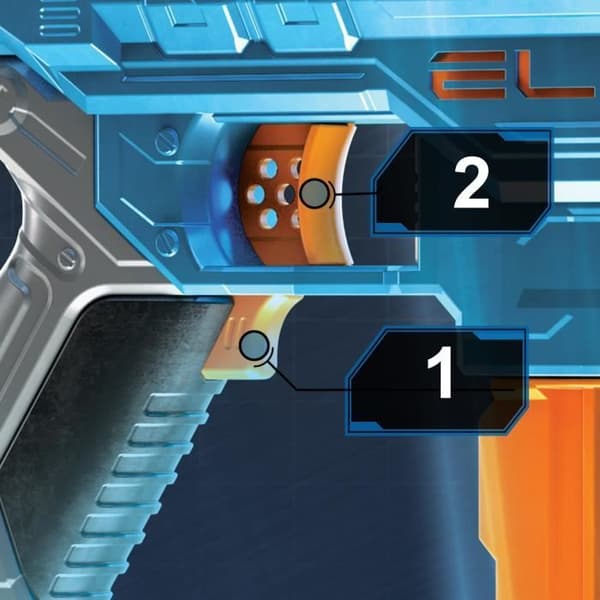 Dartpistol - NERF - Elite 2.0 Turbine CS-18 - 36 pilar - Motoriserade skott