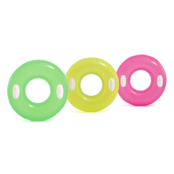 Uppblåsbar böja - INTEX - 59258 - 76 cm - Neonfärg - För barn från 3 år