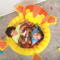Miniatyrbild 4 av 4: BESTWAY Ball Pit Lion uppblåsbar bollbassäng 111x98x61 cm - 50 bollar ingår - Ultra resistent vinyl