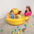 Miniatyrbild 2 av 4: BESTWAY Ball Pit Lion uppblåsbar bollbassäng 111x98x61 cm - 50 bollar ingår - Ultra resistent vinyl