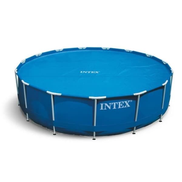 Bubbelduk - INTEX - Ø 4,70 m - Plast - Blå - 4,88 m