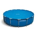 Miniatyrbild 3 av 3: Bubbelduk - INTEX - Ø 4,70 m - Plast - Blå - 4,88 m