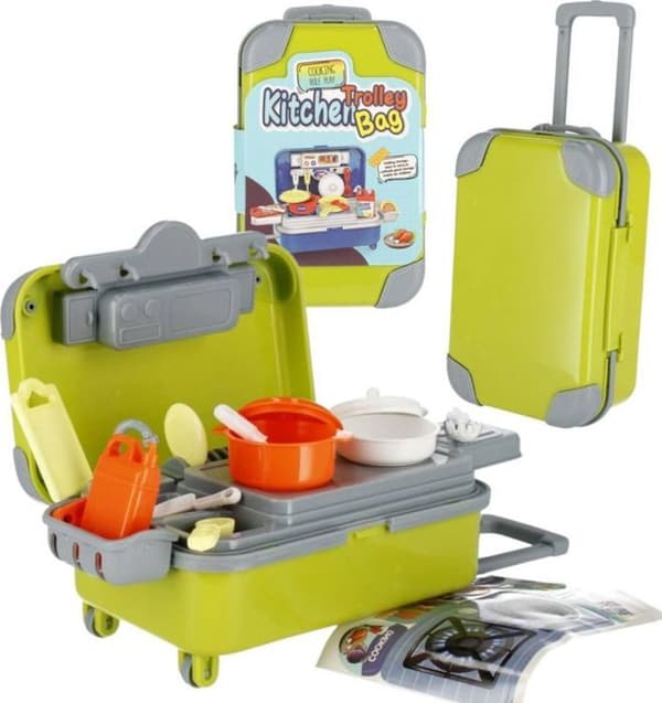 Pool games - inflatable games Mega creative - 9988-9 - KITCHEN AKC 10X15X7 SUITCASE MIX3 MC DISP 12/192