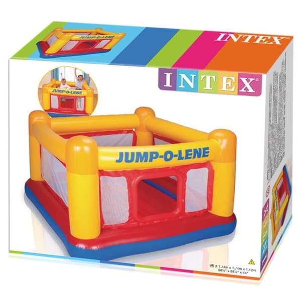 Uppblåsbar hytt för barn - INTEX - Modell 48260 - 174x174 - Plast - Blandat - Från 3 år