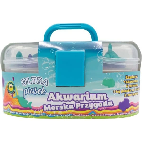 Sable ultra Aquarium Havsäventyr 1000g och snäckor - EPEE - Vit - Antistressspel för barn