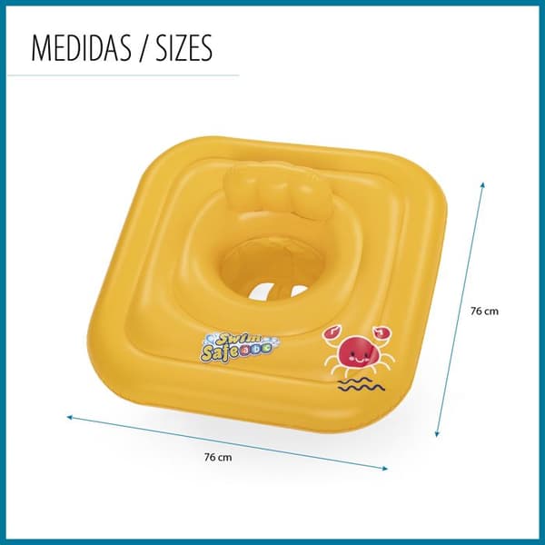 Premium sittbuoy 1-2 år - 69 cm 14,888000 Gul
