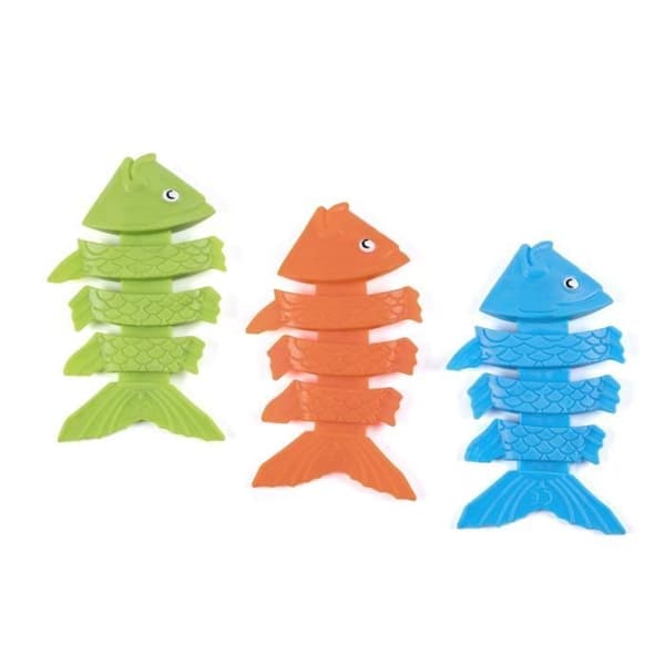 Bestway Squiggle Wiggle Pool Game - Blå Orange Grön Fisk - Barn 3 år och uppåt