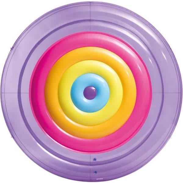 Uppblåsbar ö - Intex - Rainbow Fiesta Island - Regnbåge - 2,01 m - PVC