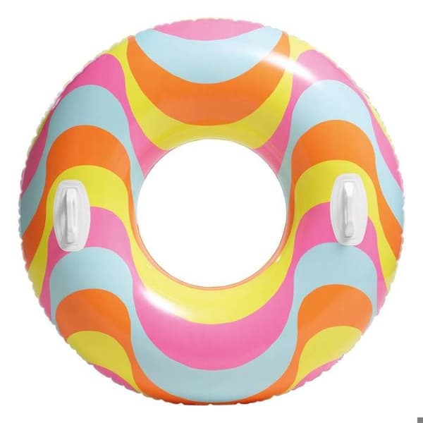Uppblåsbar båt - Intex - Vinty - Rund - 1,14 m - 2 handtag - 220 lb max