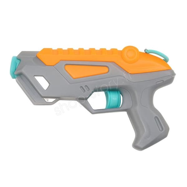 Vattenspruta Barn Modell Galaktisk Längd 22 cm Grå Orange och Grön för Utomhusspel och Vattenstrider