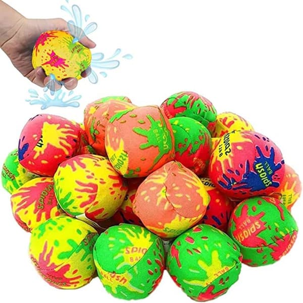 Moorle Organic Beach & Pool Spabade | Genanvendelig, blød til børn og dyr | Sjov sommeraktivitet 20pcs