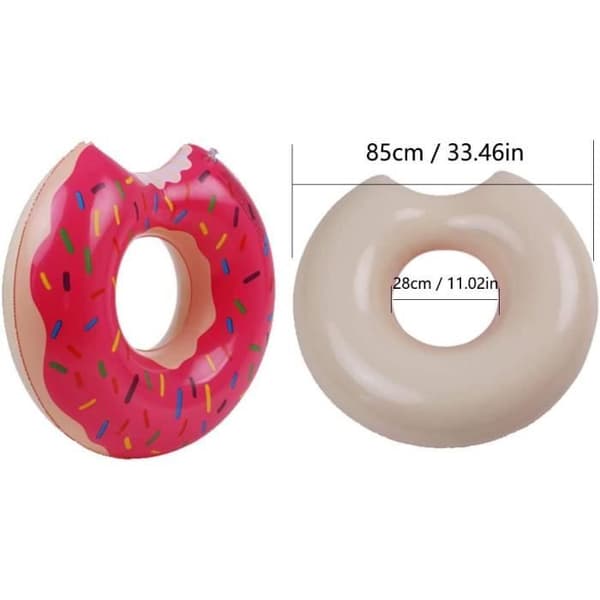 Uppblåsbar simring, donut, flytande, uppblåsbar donut, uppblåsbara poolflottörer, uppblåsbart flytande, poolleksak [783]