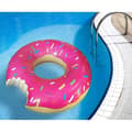 Miniatyrbild 3 av 4: Rosa Uppblåsbar Donut - För Pool eller Utomhus - Barn och Vuxna - 60cm