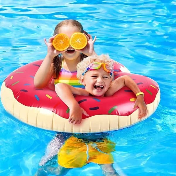 Bouée Donuts, Ring av simning, sommarbåt, vattenleksak, poolbåge, uppblåsbar båt, uppblåsbar pool, uppblåsbar för pool 184